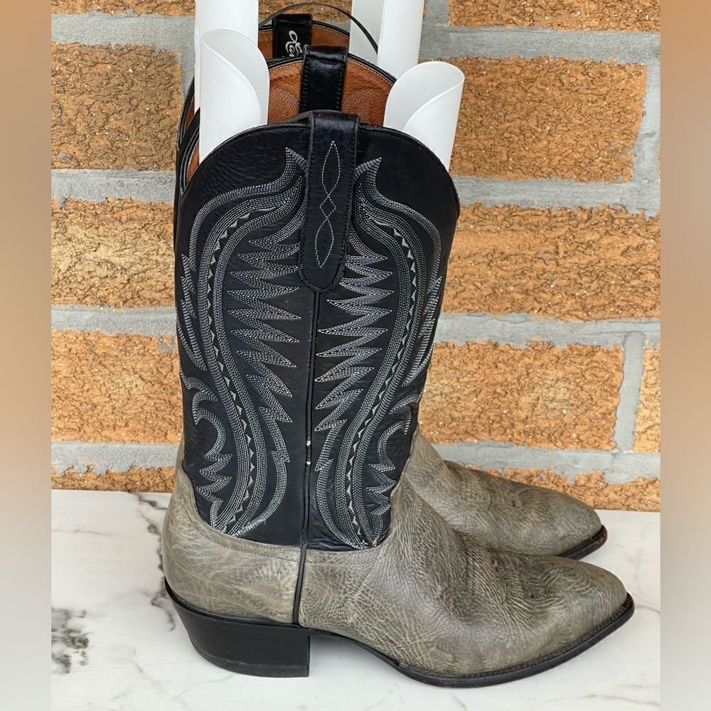 LARRY MAHAN USA Leather Boots 8